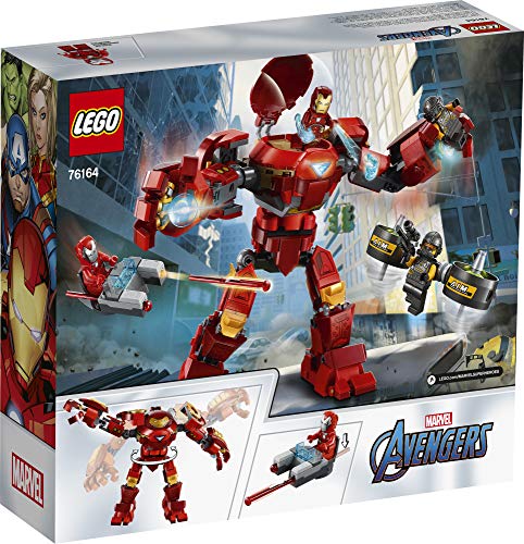 LEGO Marvel Avengers Iron Man Hulkbuster Versus A.I.M. Agent 76164, Brick-Build Avengers Playset with Minifigures (456 Pieces) K422