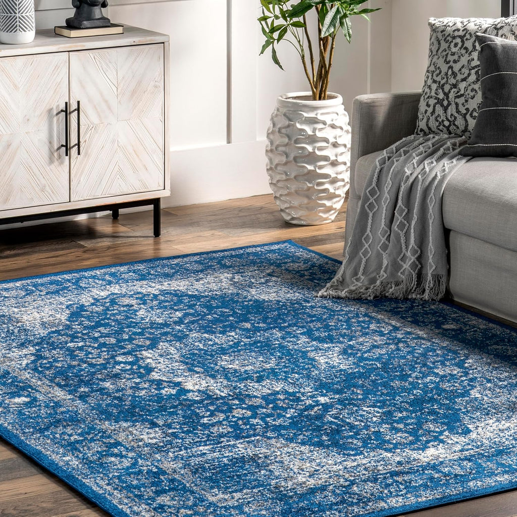 Dark Blue Vintage Runner Rug H922048