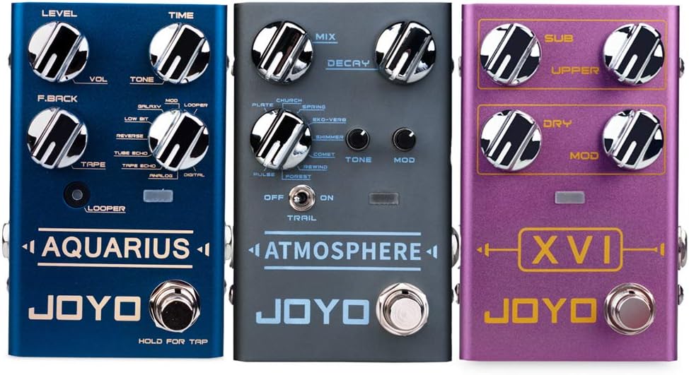 Digital Delay and Reverb Pedals for Electric Guitar J146