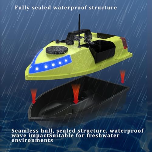 RC Fishing Bait Boat with GPS Auto Navigation Cruise Control W56337