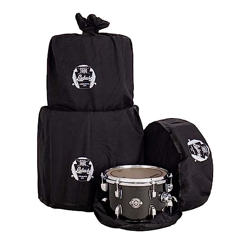 4-piece Shell Pack with Snare Drum - Black Sparkle A40710