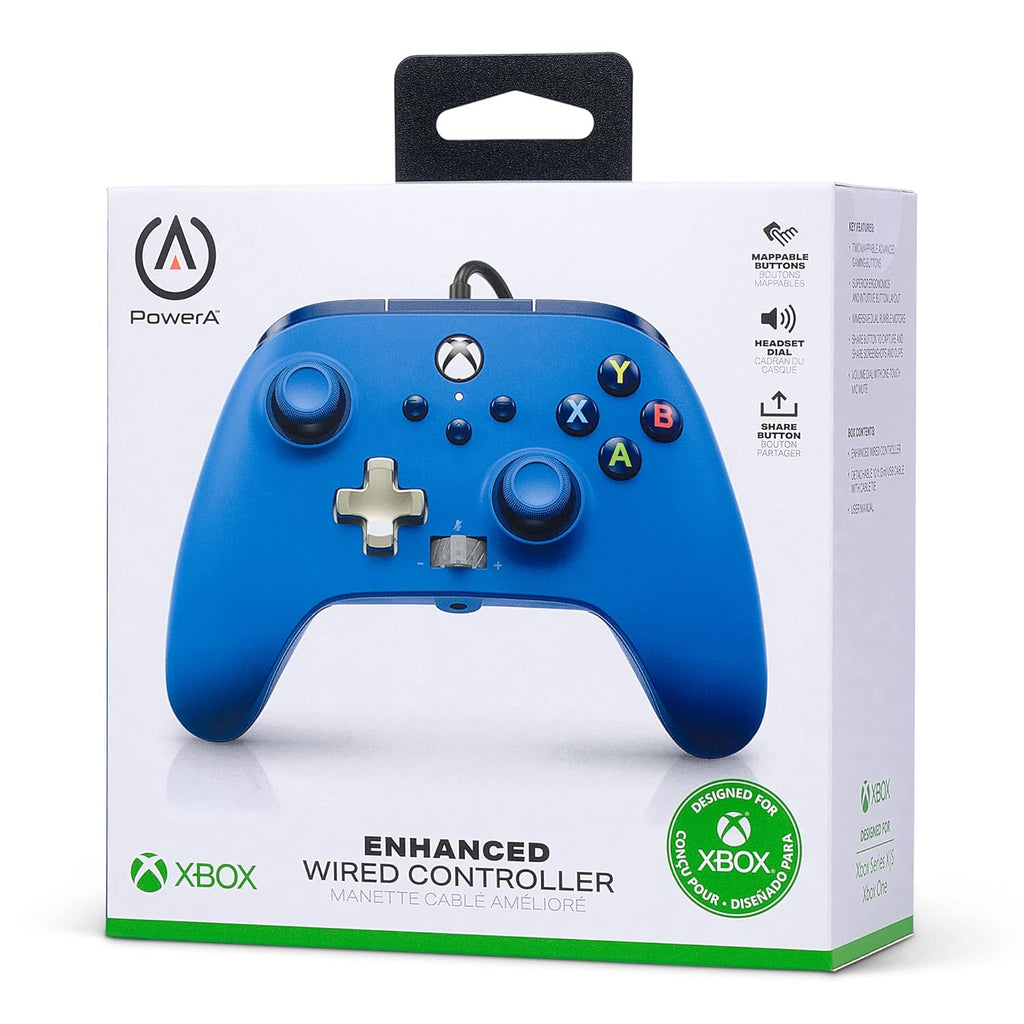 Blue Wired Controller for Xbox Series X|S W84313