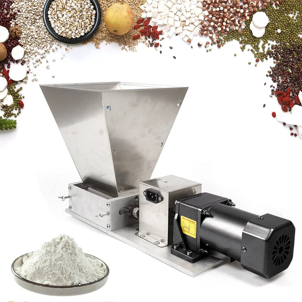 Electric Grain Mill 60W 110V 2 Roller Adjustable Roller M486295