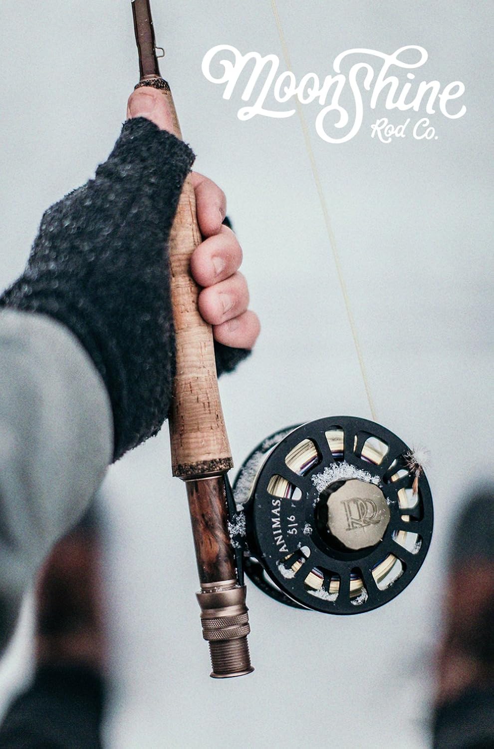 Classic Fiberglass Fly Fishing Rod with Carrying Case and Extra Rod Tip Section C83257