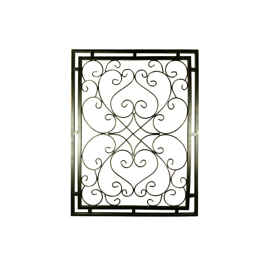 Gray Metal Wall Decor, Assortment of Two T303