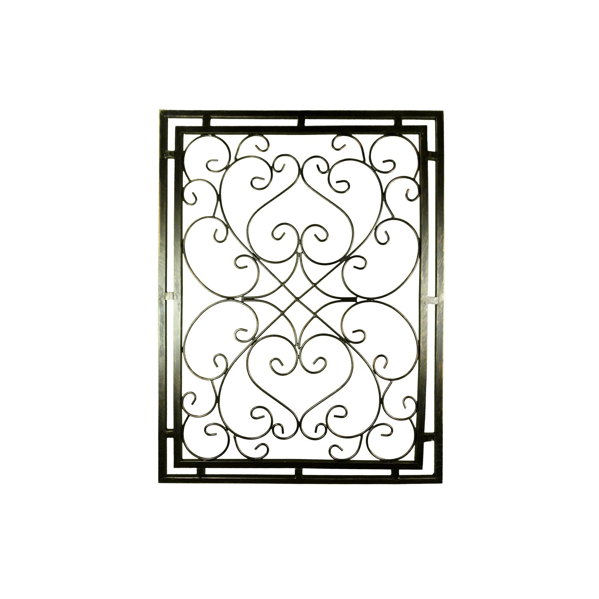 Gray Metal Wall Decor, Assortment of Two T303