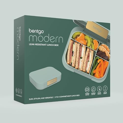 Dark Gray Bento Lunch Box, 3-4 Compartments, Leak-Resistant, 44 fl oz, BPA-Free F959396