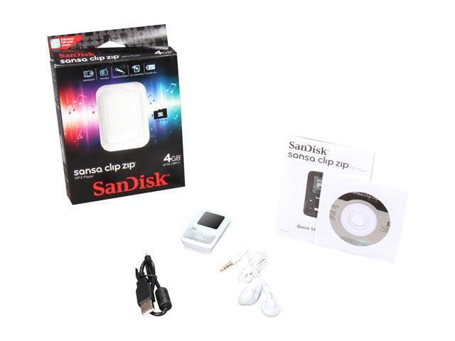 4 GB Flash White MP3 Player V37751