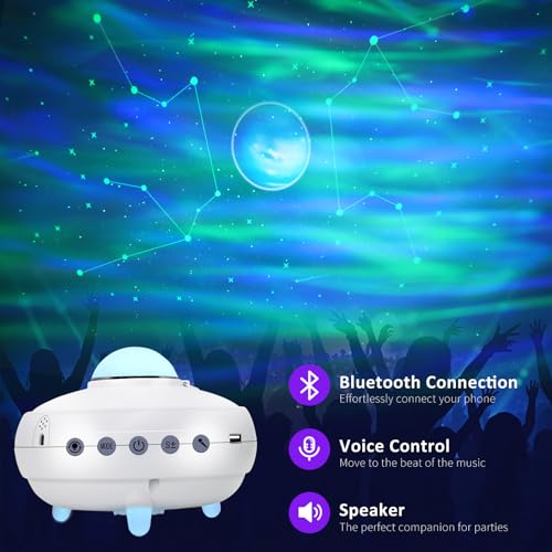 Laser Christmas Projector Lights Outdoor, Red and Green Stars, IP65 Waterproof C64831