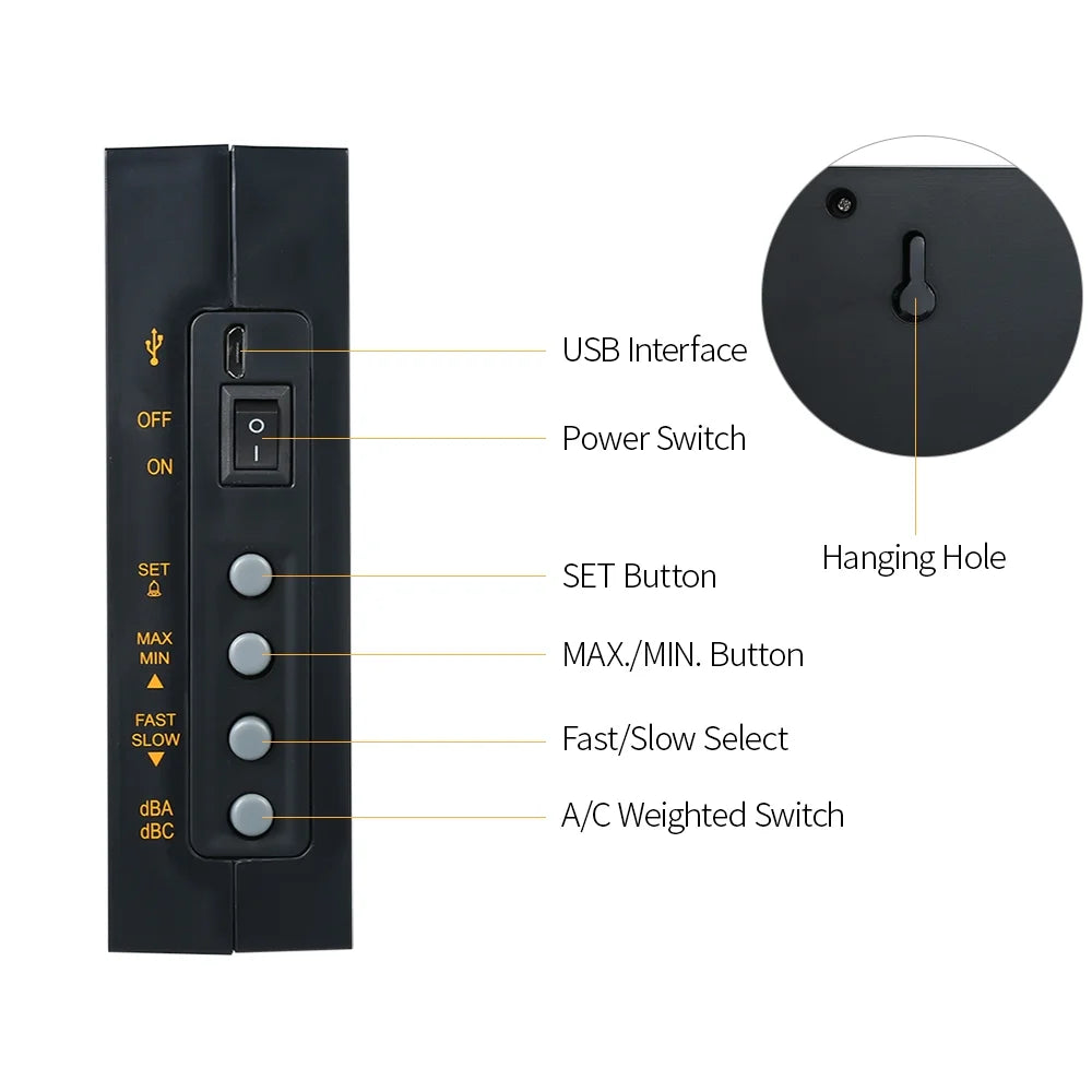 Sound Level Meter 30-130dB S868