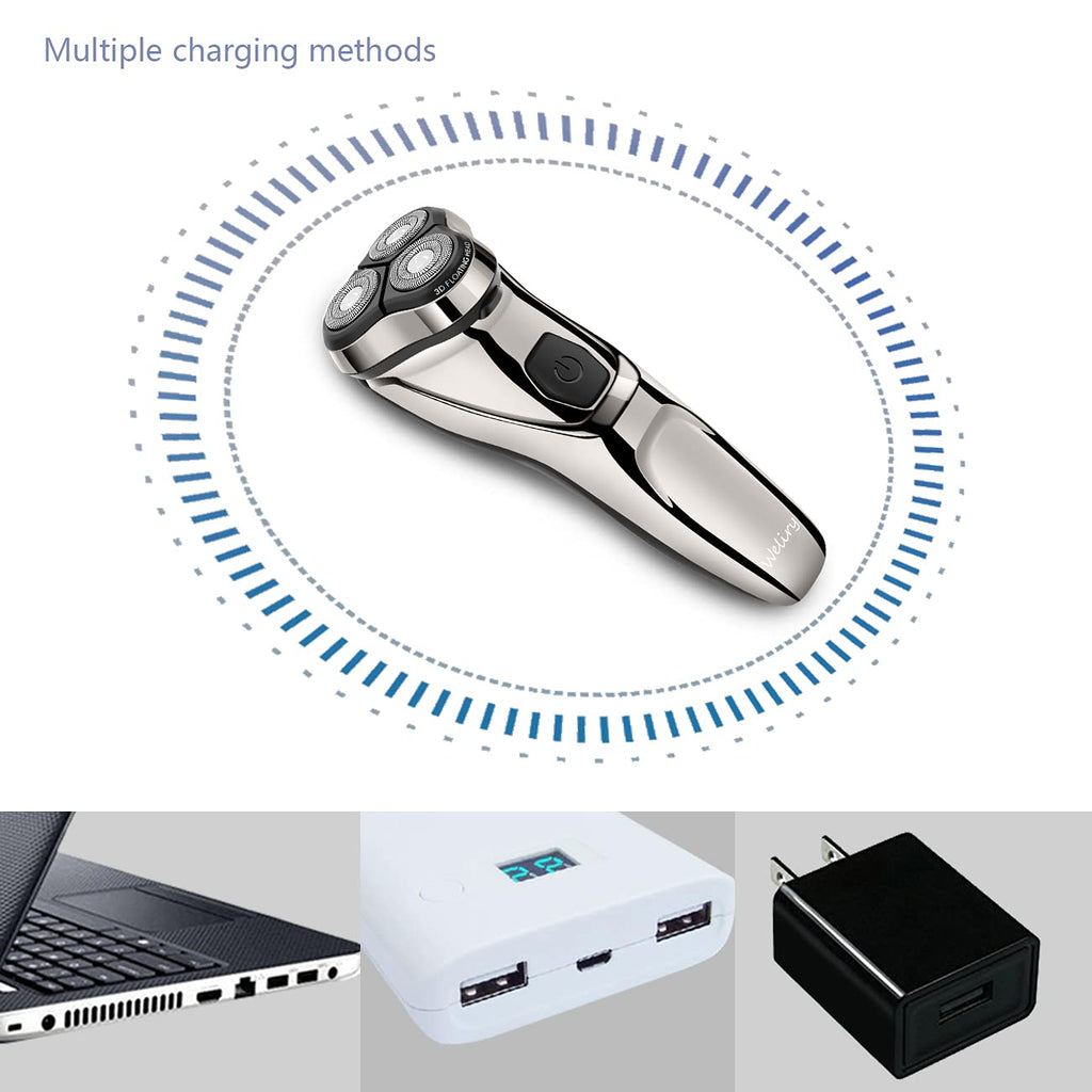 Electric Rotary Razor with Pop-up Trimmer Q652075