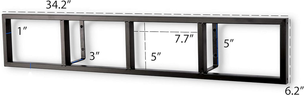 Black Floating Shelves Set of 3 I22208