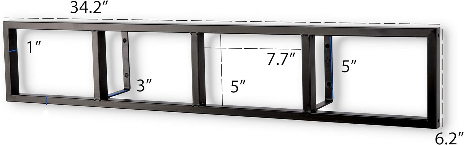 Black Floating Shelves Set of 3 I22208