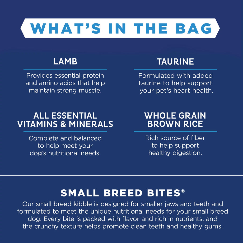 4 Pounds Lamb & Brown Rice Dry Dog Food V3933
