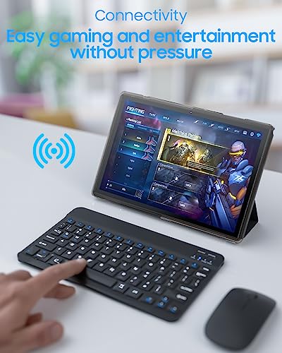 10 inch Android 14 Tablet with Keyboard E258488