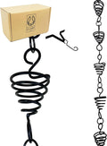 Black Metal 8.5 FT Rain Chain Q629