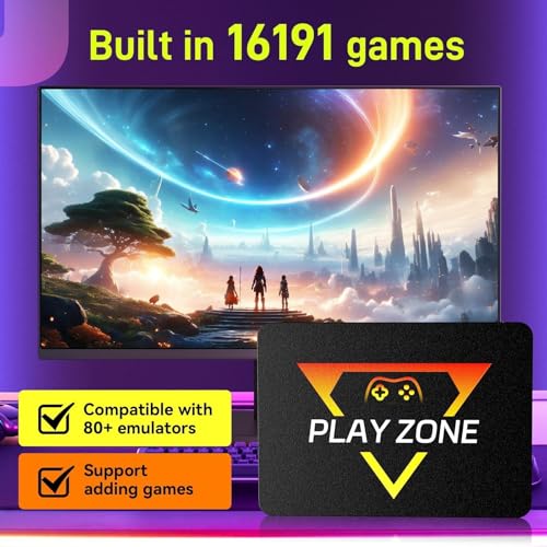 Retro Gaming Console with Built in 16191 Game, 1TB Game SSD T326