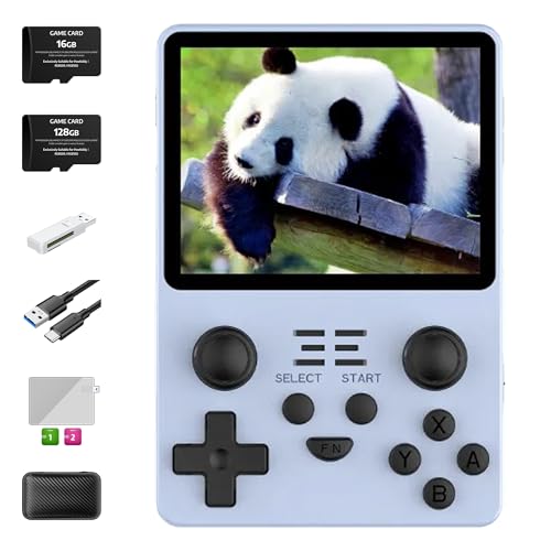Yellow 3.5" IPS Screen Handheld Game Console K126