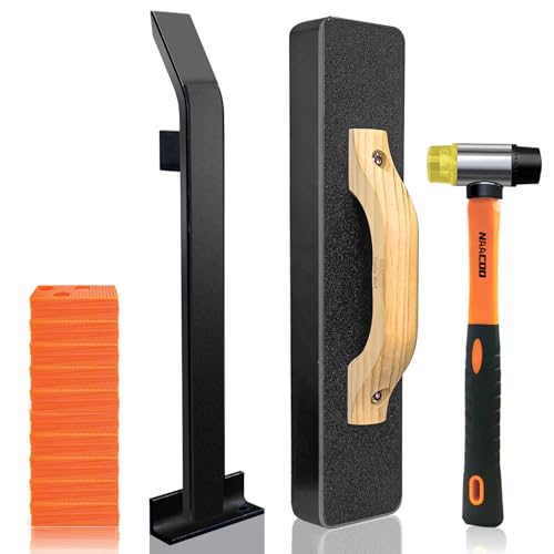 4 in 1 Floor Installation Kit with Tapping Block, Pull Bar, 40pc Spacers, Rubber Mallet Z47288