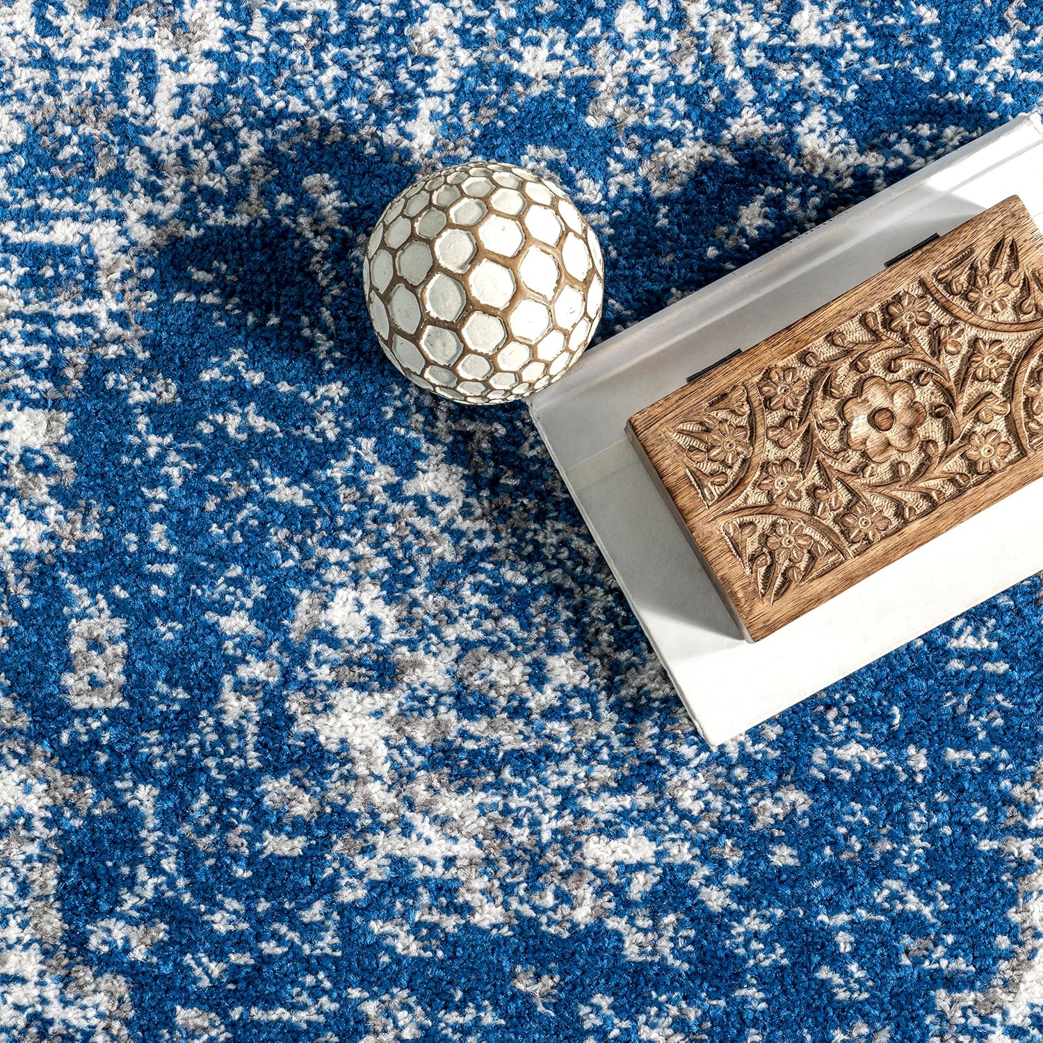 Dark Blue Vintage Runner Rug H922048