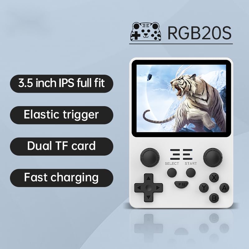 Yellow 3.5" IPS Screen Handheld Game Console K126