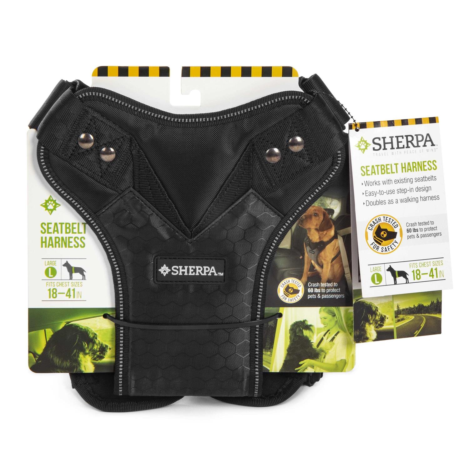 Sherpa Crash Tested Seatbelt Safety Harness C441424