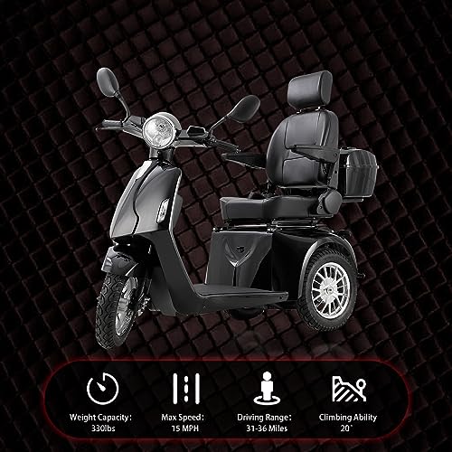 Black 60V 800W Electric Trike M838245