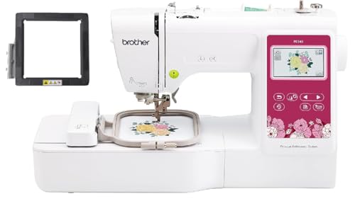 Embroidery Machine, 135 Built-in Designs, 4" x 4" Hoop Area L939908