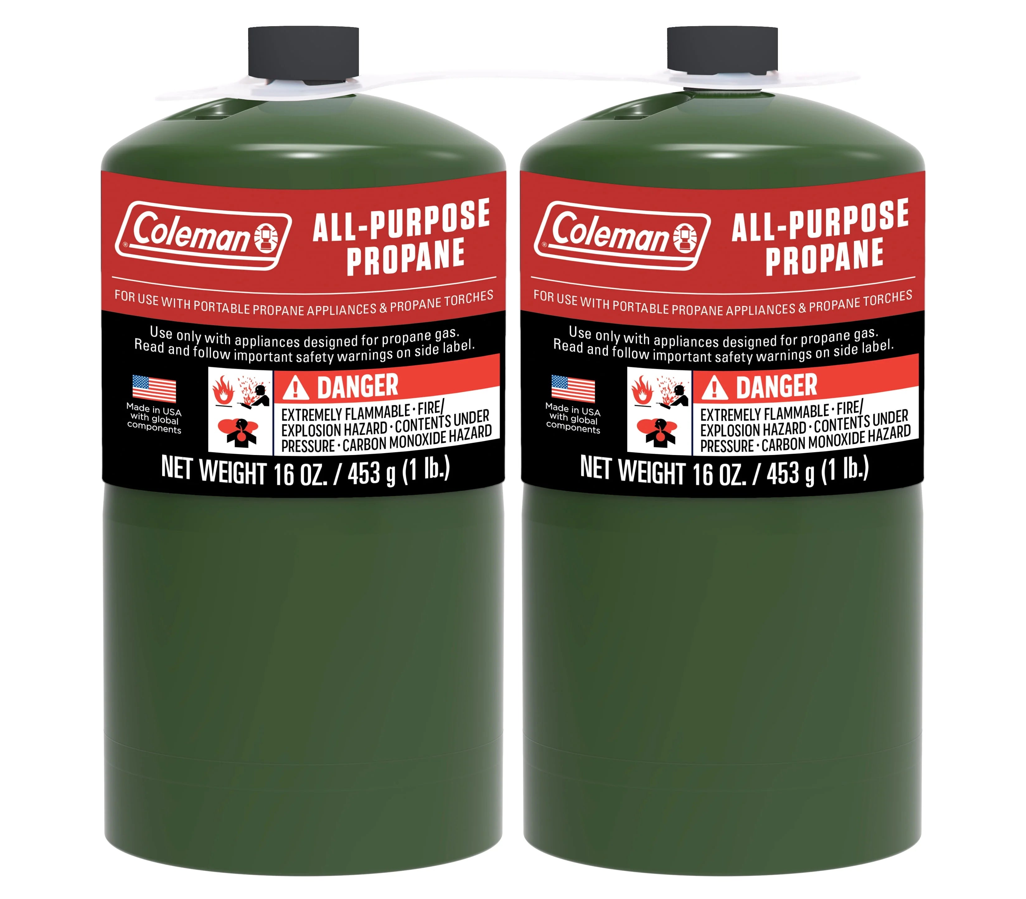16 oz 2-Pack Propane Gas Cylinder Y9014