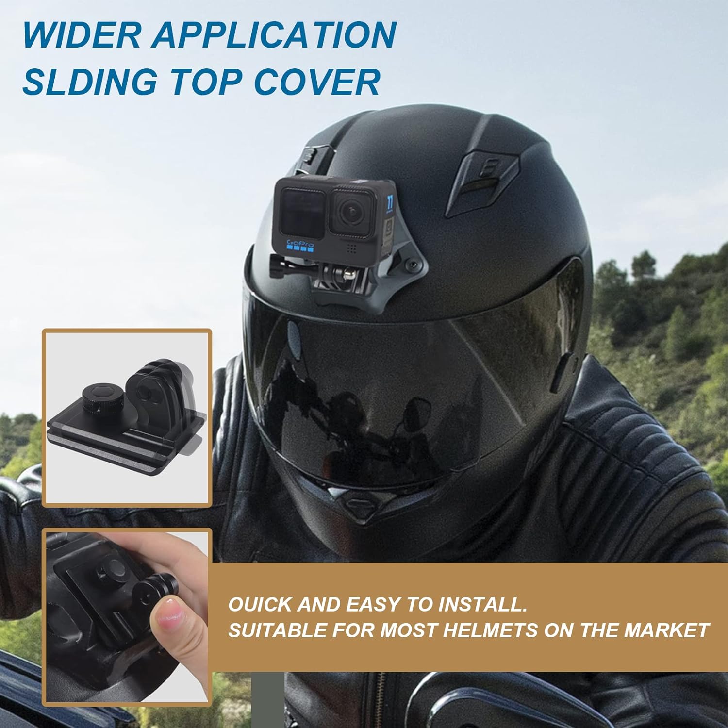 Aluminum Helmet Camera Mount I47931