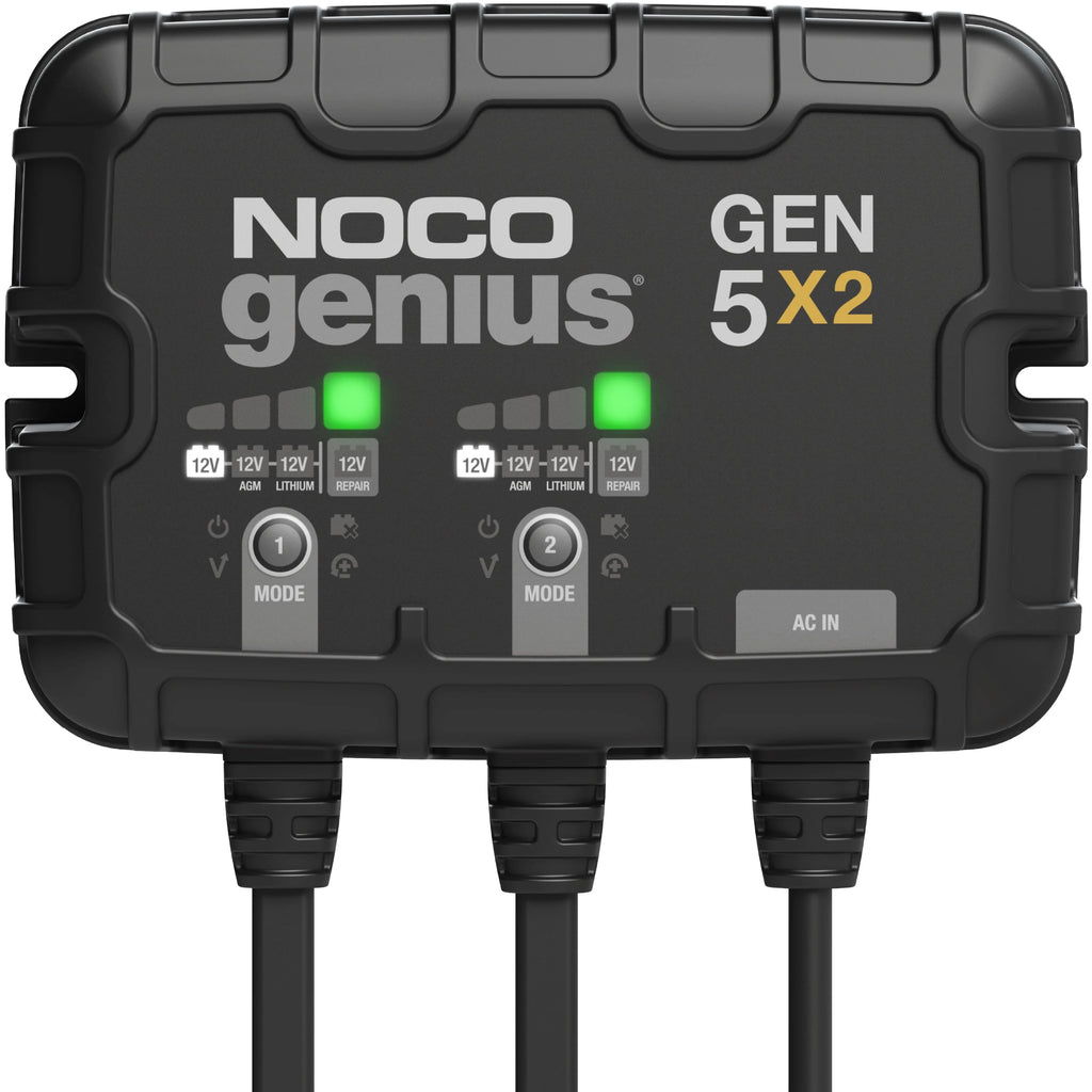 2-Bank 10A 12V Onboard Battery Charger L287