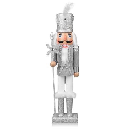15 Inch Wooden Nutcracker Figure (Gold) H50102