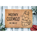 Personalized Cat Christmas Door Mat V221