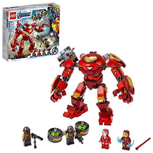 LEGO Marvel Avengers Iron Man Hulkbuster Versus A.I.M. Agent 76164, Brick-Build Avengers Playset with Minifigures (456 Pieces) K422