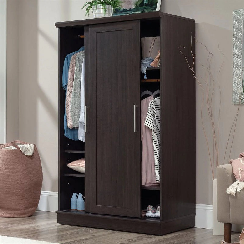 Contemporary Engineered Wood Wardrobe Armoire F8859