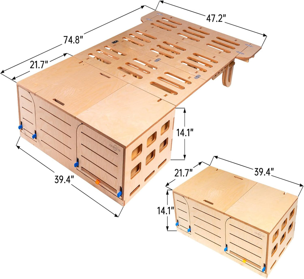 Overland Kitchen Box Camping Kit with Cooking, Sleeping R2281