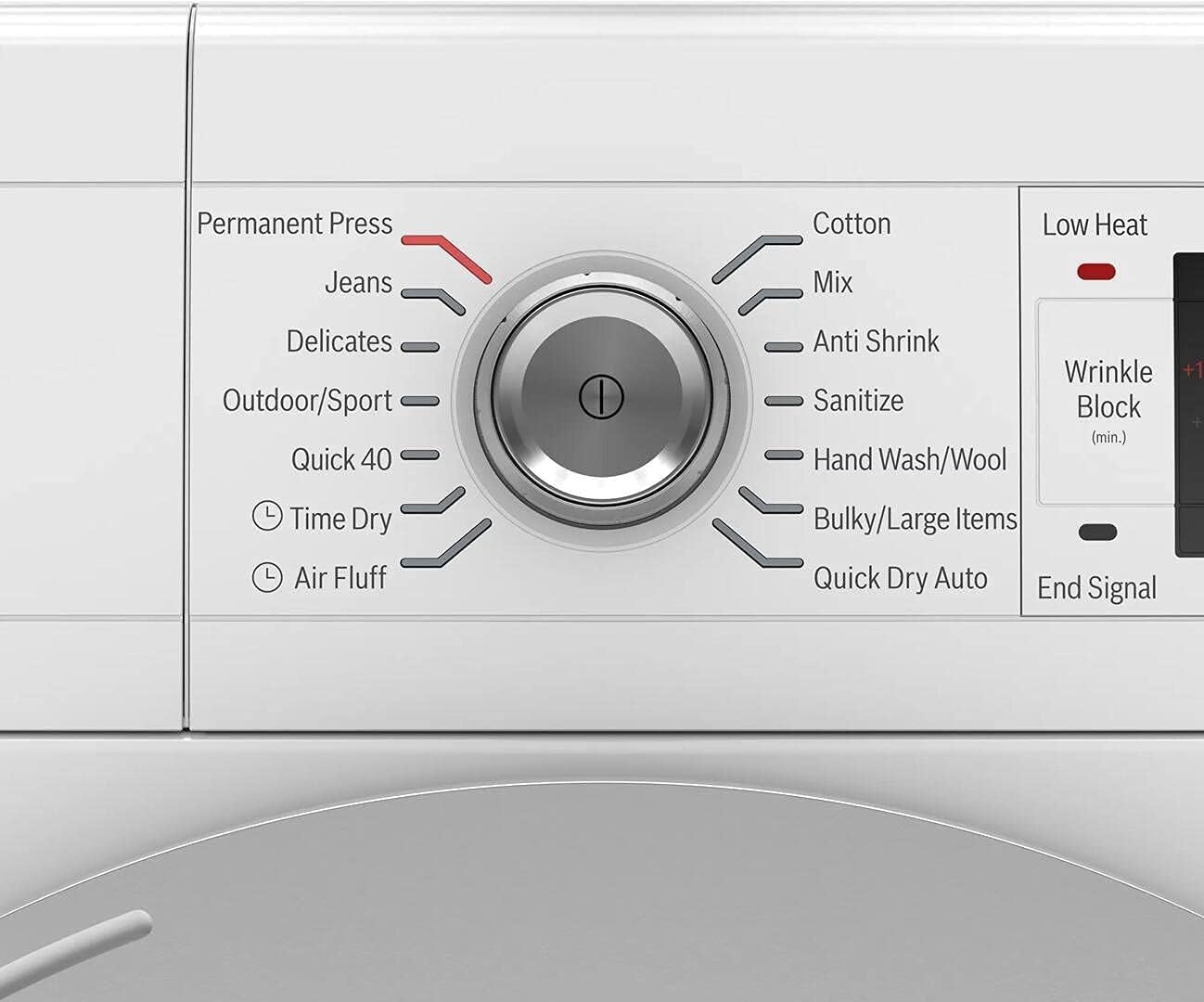 24" Smart Compact Heat Pump Dryer with 4 cu. ft. Capacity, Stainless Steel Drum, in White A6963