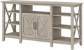 Washed Gray TV Stand with Storage L9774