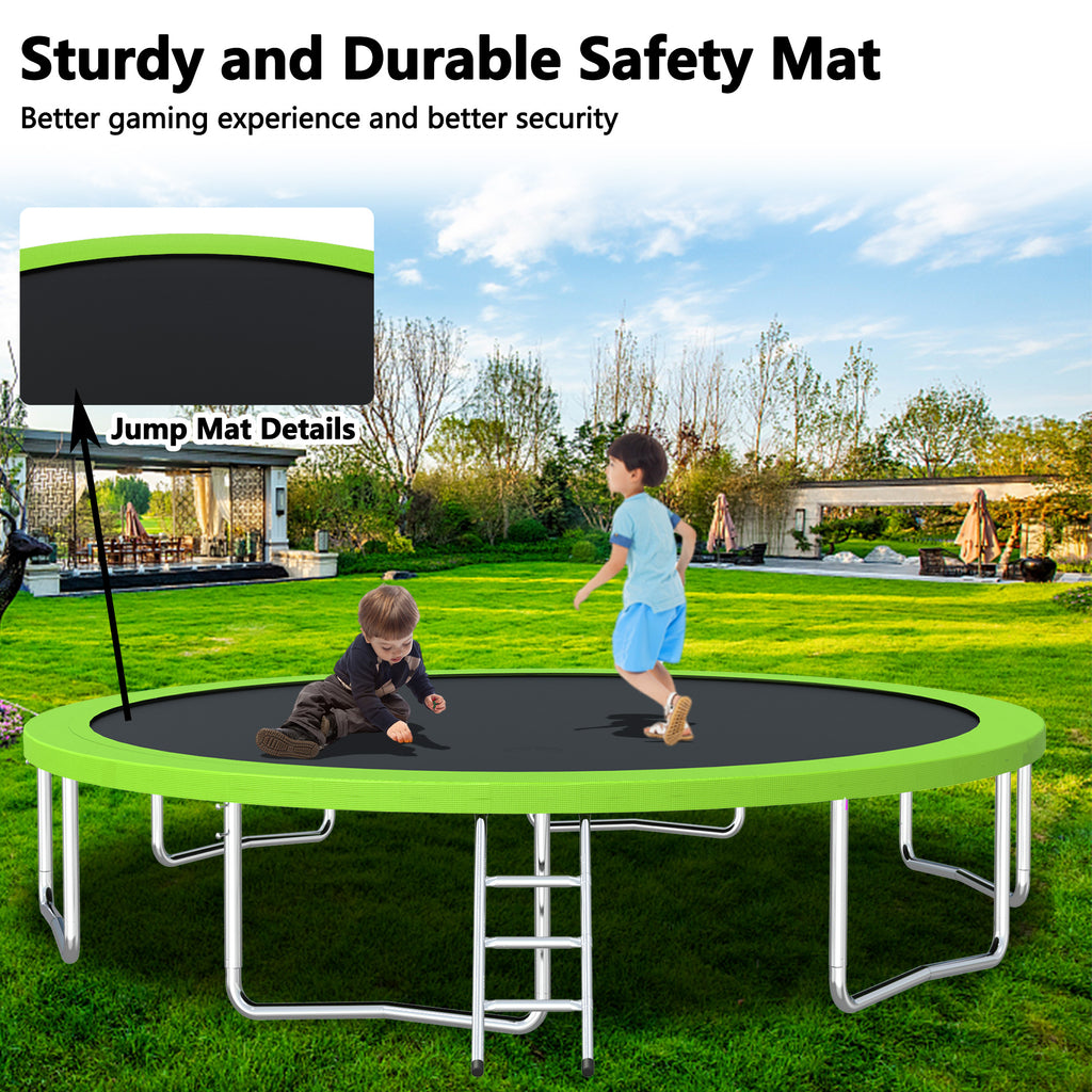 1300LB 15FT Trampoline with Enclosure P660
