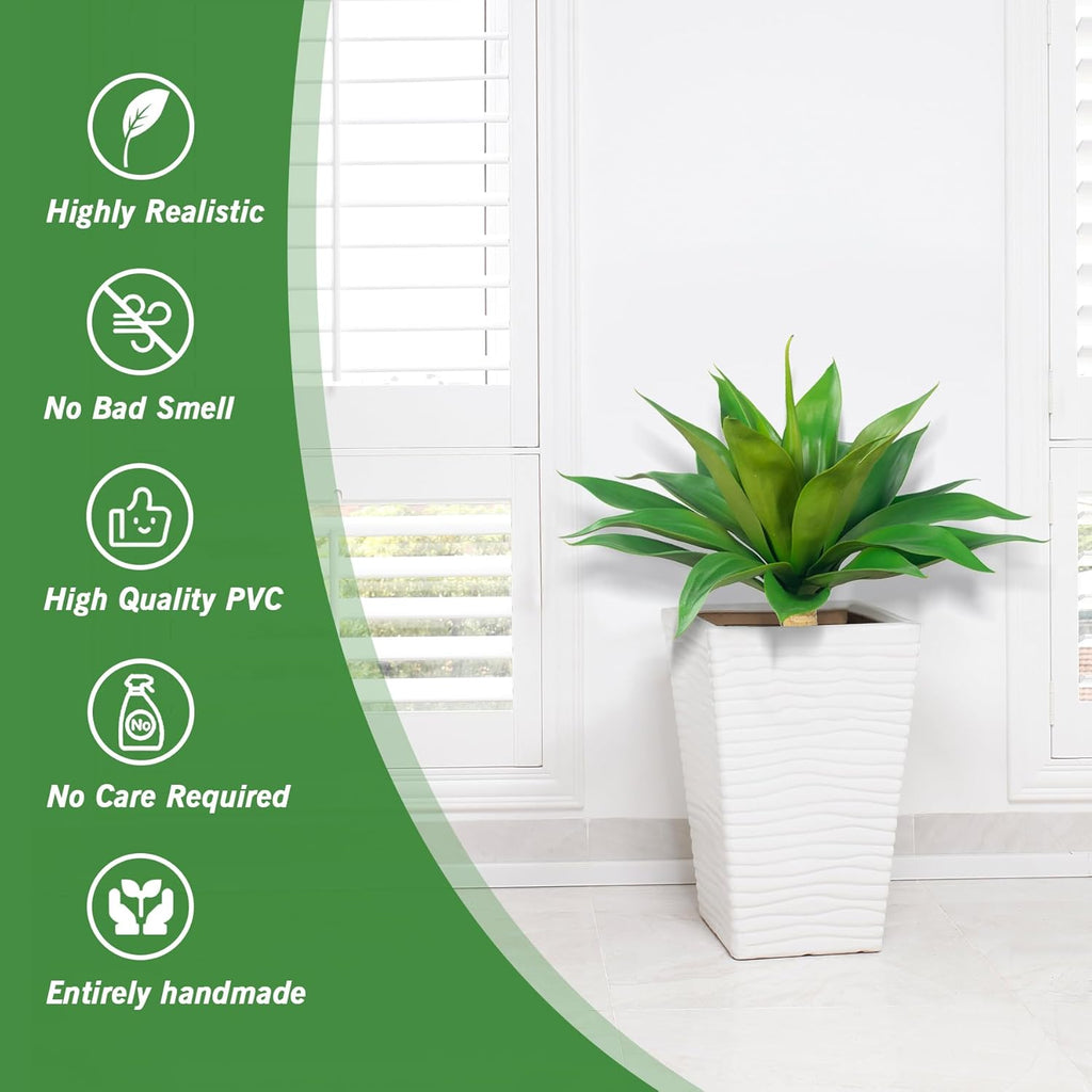 2 Pack 28" UV Resistant Artificial Agave Plants J441