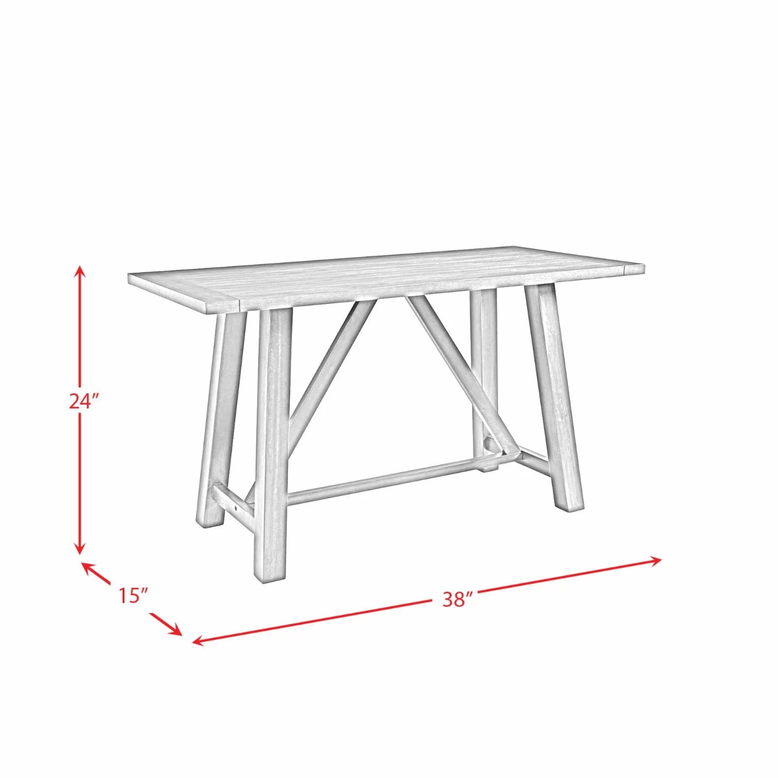 6PC Counter Height Cherry Dining Set with Table, 4 Side Chairs and Bench Z3164