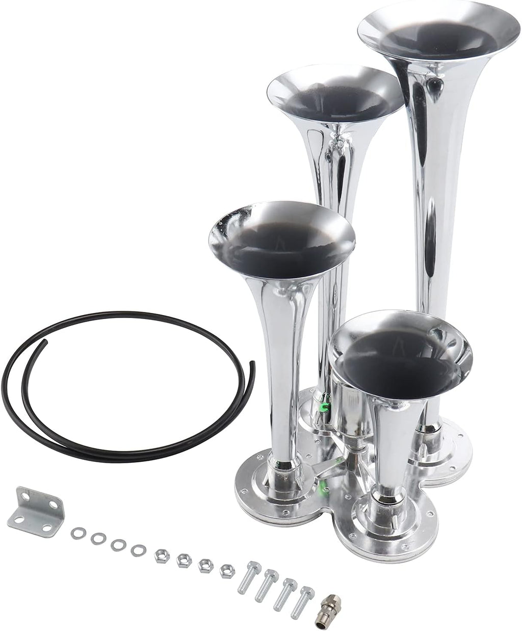 Silver Pack of 2 12V Horn Kit V40308