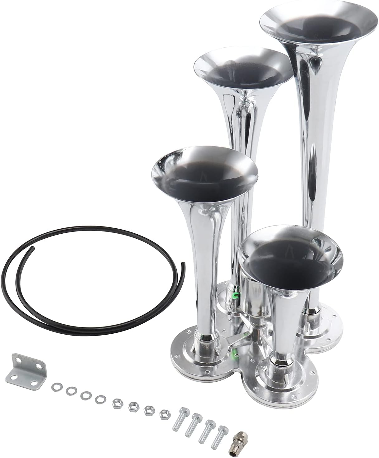 Silver Pack of 2 12V Horn Kit V40308