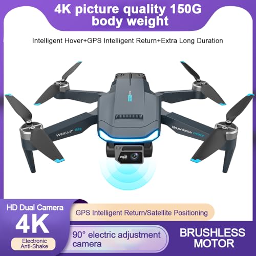 4K FPV Drone with Camera, 90 Mins Flight Time with 3 Batteries N8521