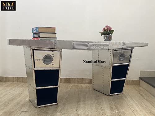 Aviator Wing Desk Aluminium Desk 72 Inches Y366500