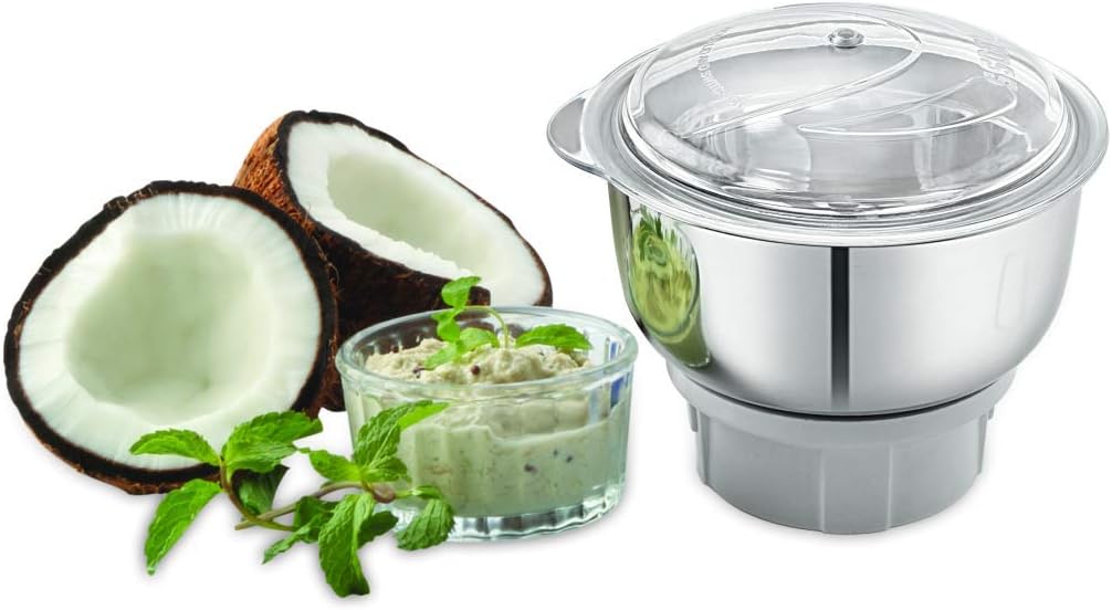 750W Wet & Dry Mixer Grinder with 3 Stainless Steel Jars S830