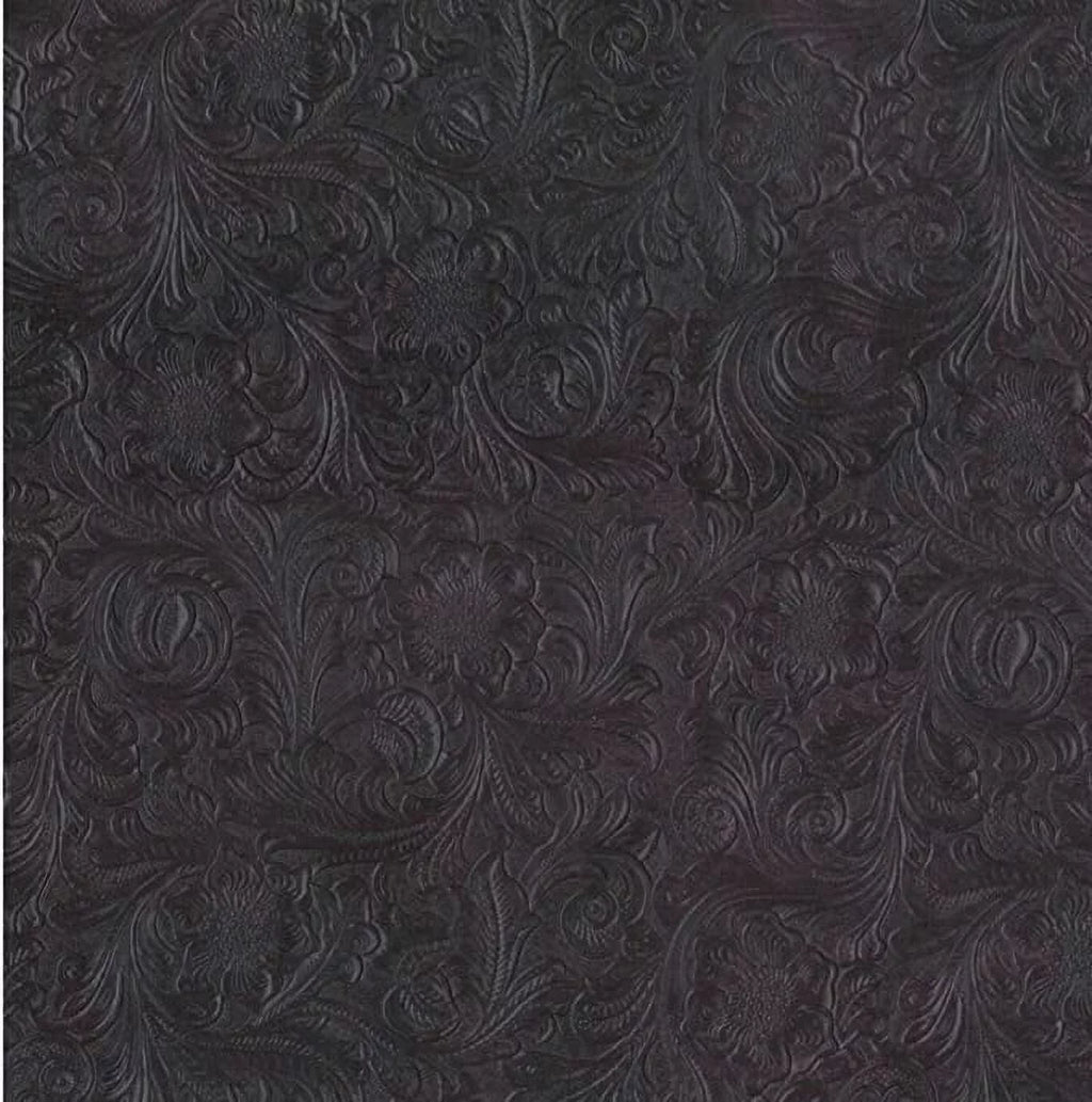 Burgundy Faux Leather Fabric K5728