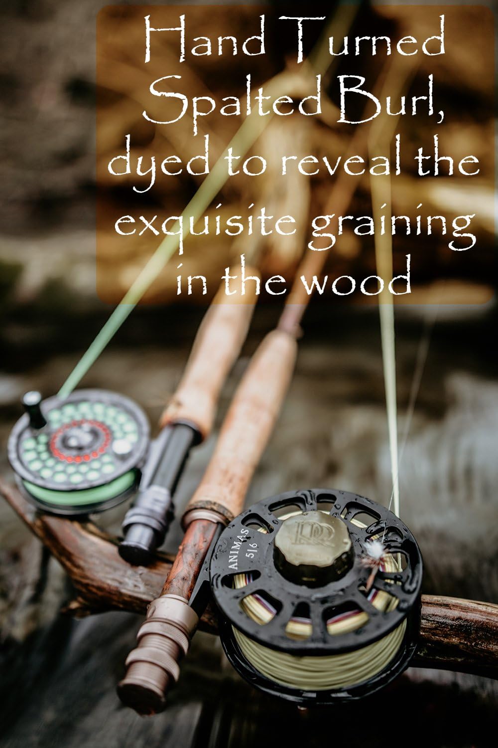 Classic Fiberglass Fly Fishing Rod with Carrying Case and Extra Rod Tip Section C83257
