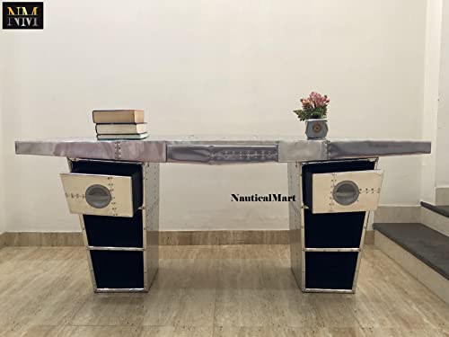 Aviator Wing Desk Aluminium Desk 72 Inches Y366500