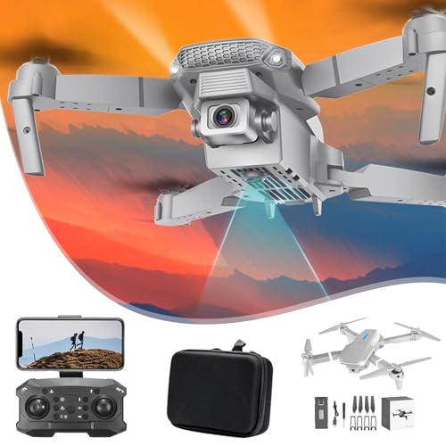 1080P Drones With HD FPV Camera Remote Control Toys, Black Q91257